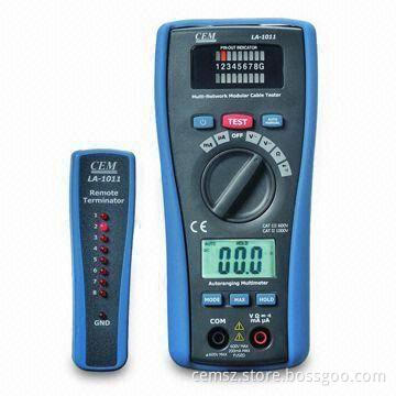Two-in-one LAN Tester and Multimeter with Resistance of 20M Ohms